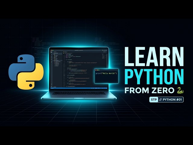 Learn Python for Beginners 🐍 | Python Tutorial #1 | Start Coding from Zero
