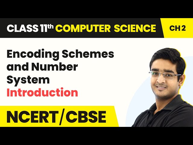 Encoding Schemes and Number System - Introduction | Class 11 Computer Science Chapter 2