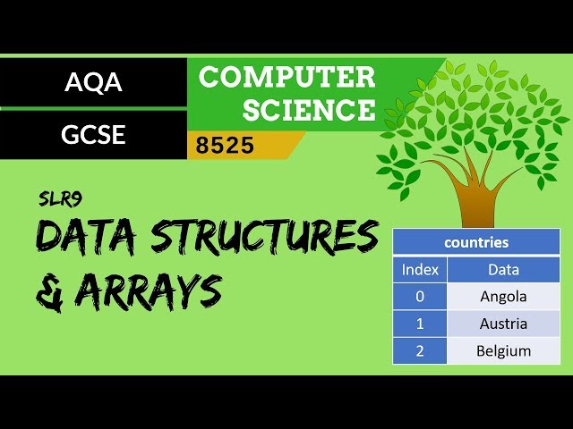 53. AQA GCSE (8525) SLR9 - 3.2 Data structures & arrays