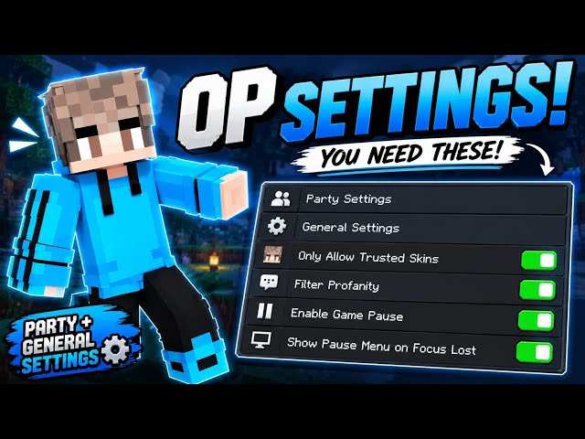 CHANGE These Minecraft Settings NOW! 😱🔥 | Minecraft Bedrock