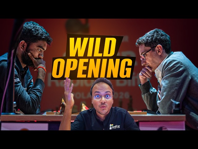 WILD WILD OPENING | Fabiano Caruana vs World Champion Gukesh | Super Blitz 2026