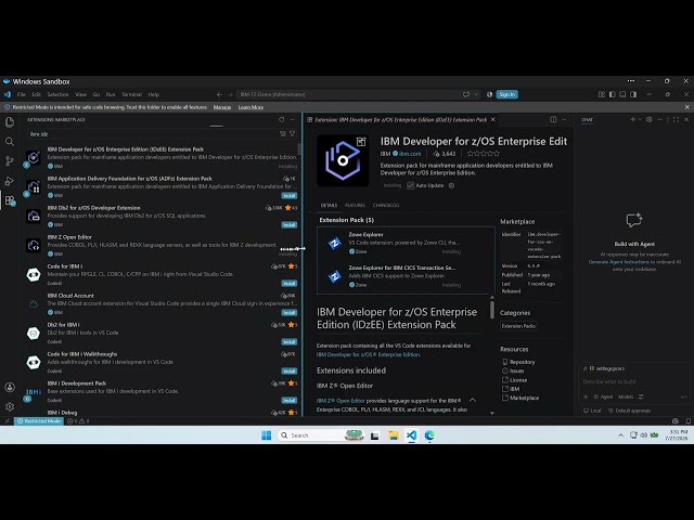 IBM zDevOps Demo environment - TechZone