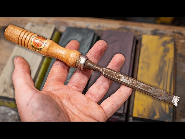Can I make this Rusty Chisel as sharp as a Razor?