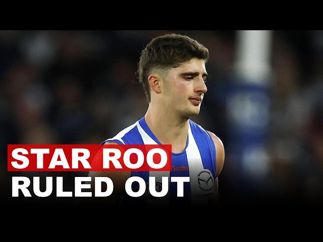 North Melbourne Star Harry Sheezel Ruled Out After Gruesome Cheek Injury