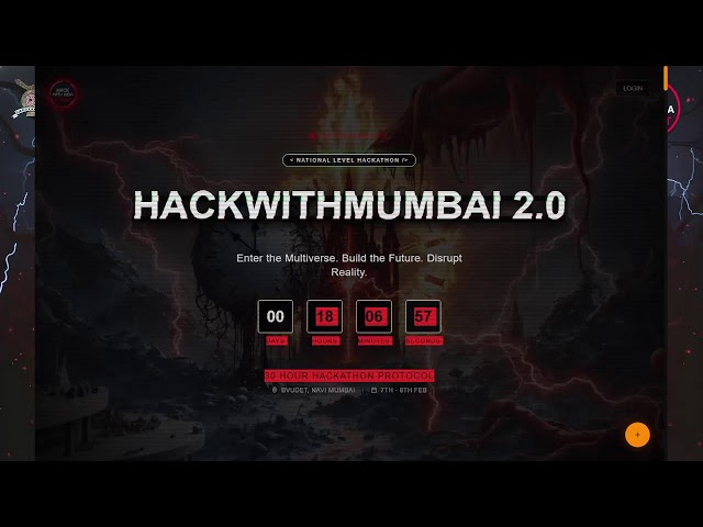 HackWithMumbai 2.0 🔴 30-Hour Hackathon LIVE | Stranger Things Theme | HackWithIndia