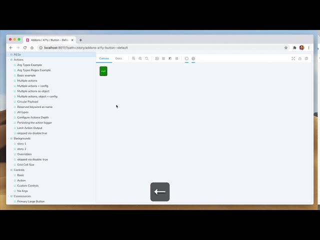 New Storybook sidebar behavior
