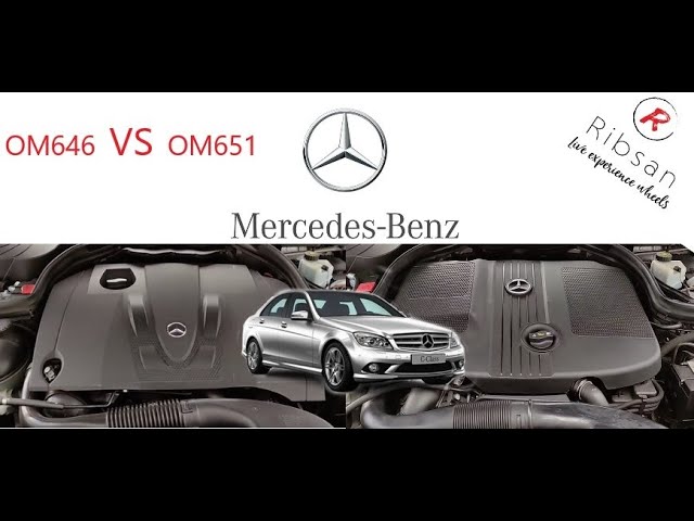Mercedes OM646 VS OM651 W204