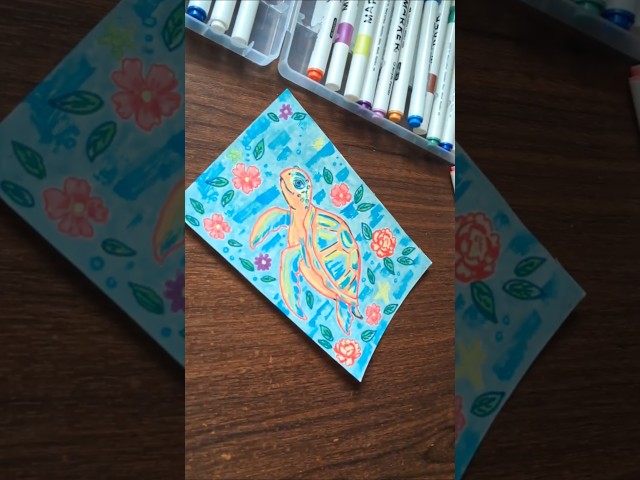 day 17🖌30 day artt challenge #art #ytshorts #painting #illustration #shorts