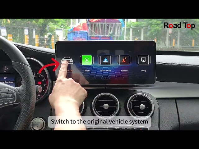 Linux Multimedia Screen Wireless CarPlay Android Auto for Mercedes-B