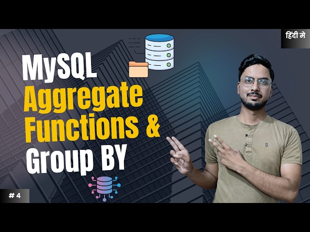 Master MySQL Aggregate Functions | GROUP BY, COUNT, SUM, AVG, MIN, MAX | MySQL Full Course 2026 #4