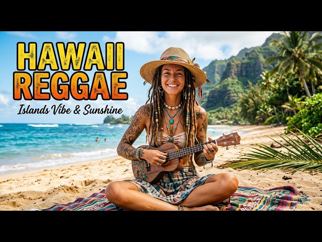 Island Reggae Chill 🌴 Best Tropical Hawaiian Music for Beach Relaxation & Sunset