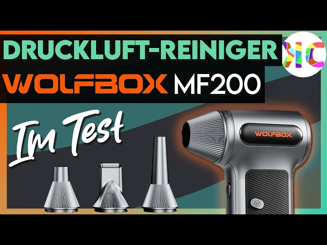 Wie man einen PC richtig reinigt - Staubbläser im Test Wolfbox MF200