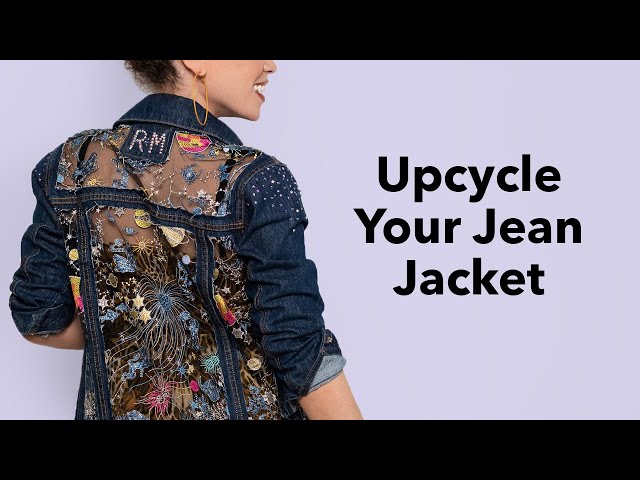 Upcycled Jean Jacket with Marcy Harriell