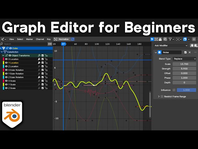 How to Use the Graph Editor for Beginners (Blender Tutorial)