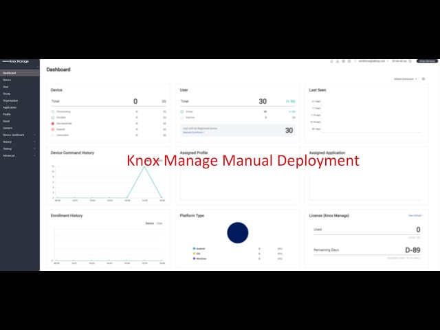 Samsung Knox Manage Manual Deployment & Deployment Troubleshooting