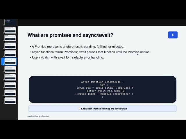 Top 10 JavaScript Interview Questions You Must Know in 2026
