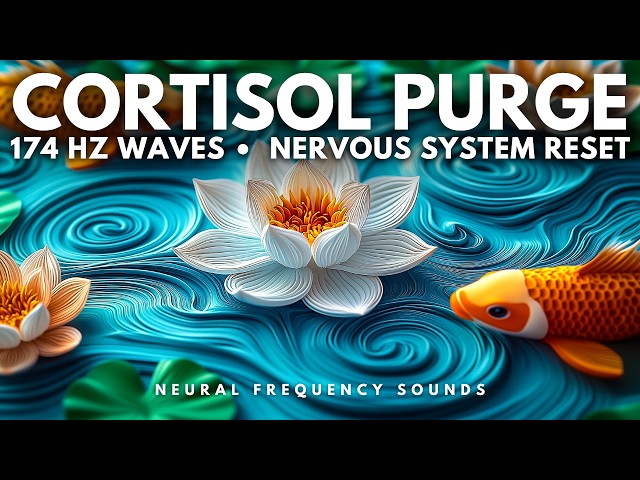 174 Hz • Nervous System Reset 🧬 Release Anxiety, Pain & Inner Tension | 8 Hour Meditation Music