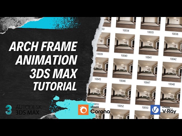 How to Create and Render a Frame by Frame Animation in 3ds Max.
