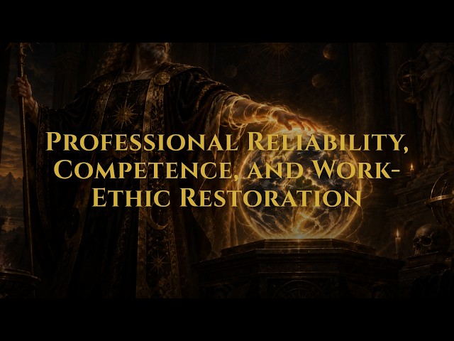 Professional Reliability, Competence, and Work-Ethic Restoration