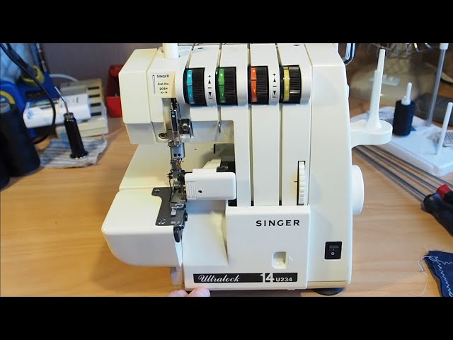 Singer Serger Threading - Model Ultralock 14u234 Overlocker