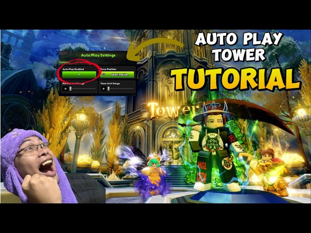 Auto Play Tower Tutorial in Anime Expedition