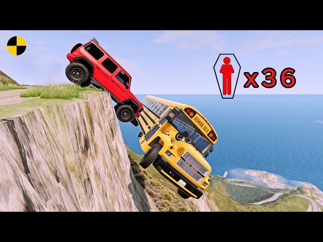 Realistic High-Speed Car Crashes in BeamNG.drive #152 | Ultra Detailed Crash Compilation