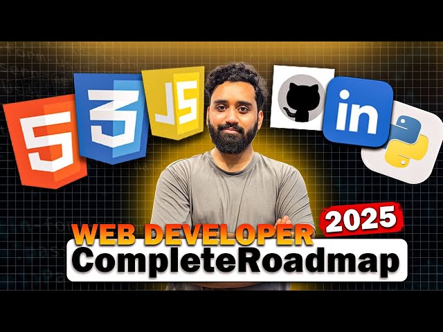 Web Development Full Course 2025 💻 | Complete Roadmap to Become a Full Stack Developer (FREE)