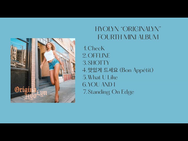 HYOLYN "OriginaLyn" (Instrumentals)