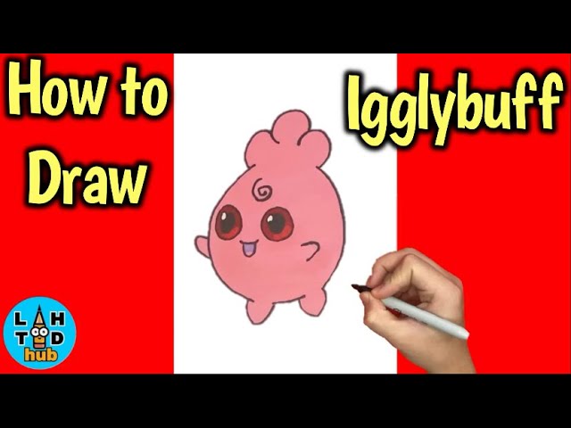 How to Draw Igglybuff | Pokémon | Art Lesson
