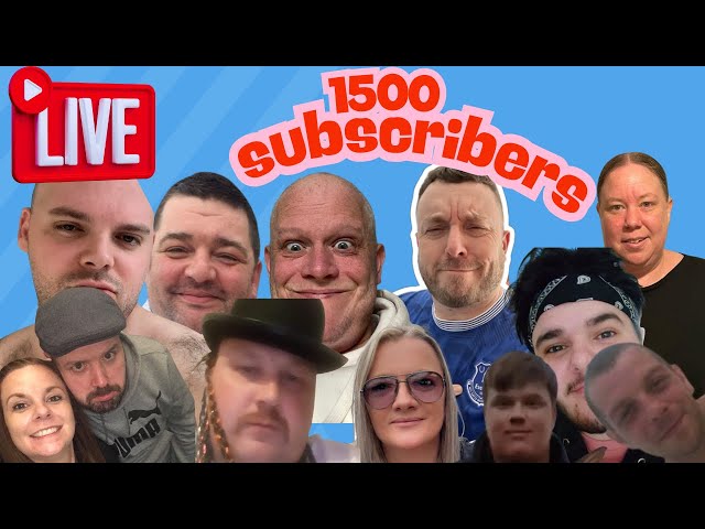 🚨LIVE🚨 1500 SUBSCRIBERS with special quest host!
