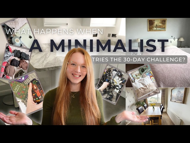 A Minimalist Tries the 30-Day Declutter Game | Decluttering 465+ items in a month