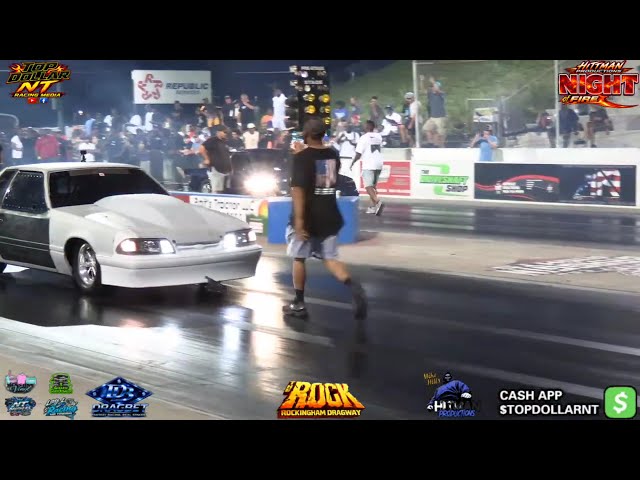 Mike Hill presents Night of Fire Saturday Live from Rockingham Dragway