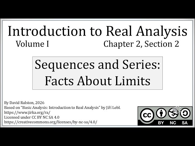 Facts about Limits