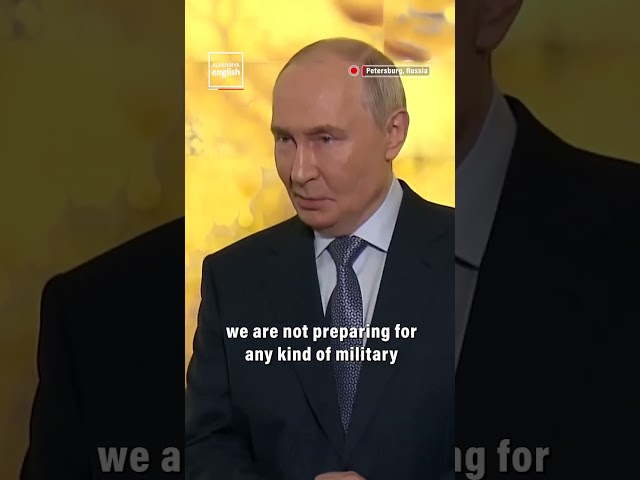 Putin Denies Russia is Preparing for War in Europe