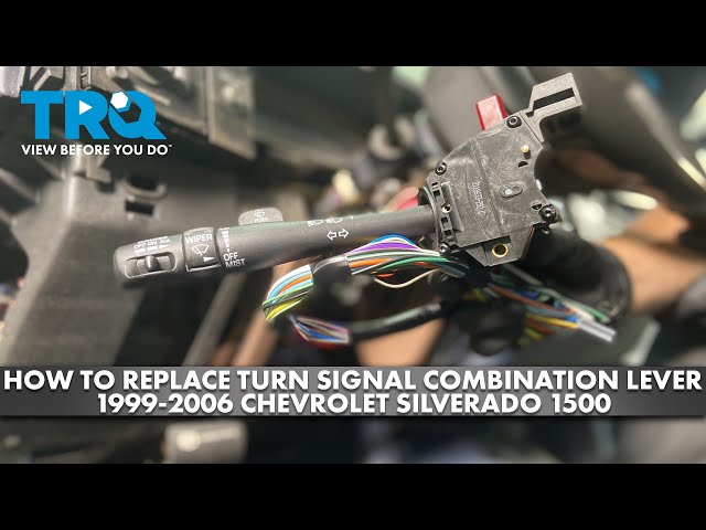 How to Replace Turn Signal Combination Lever 1999-2006 Chevrolet Silverado 1500