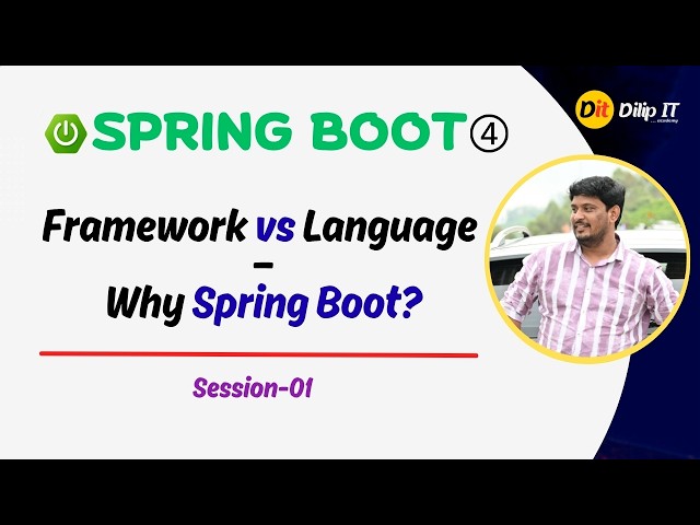 Spring Boot is NOT a Programming Language! | Spring Boot 4 Tutorial #01
