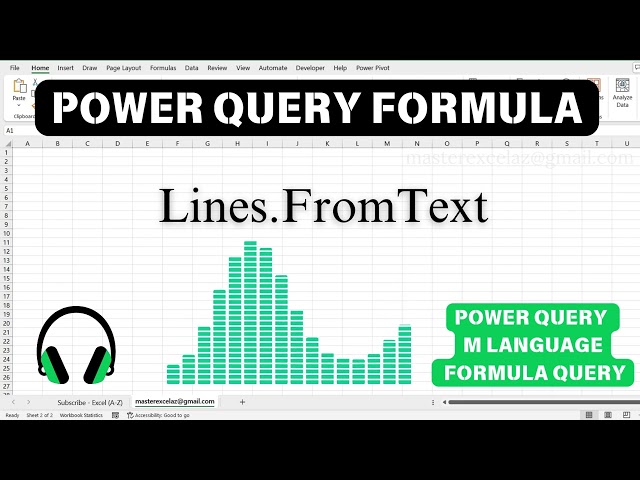 Lines.FromText | Power Query formula in excel | AI Podcast in English
