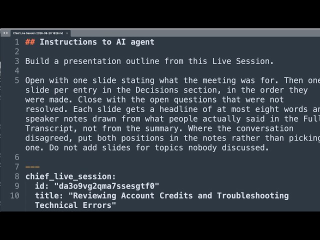 Turn Conversation into Code, with Chief.bot + Sparkle.ai