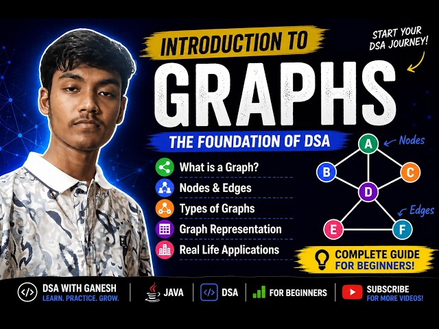Introduction to Graphs | Graph Data Structure Explained  | Beginner's Guide