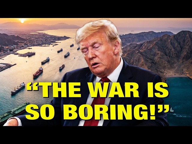 Trump Says He’s “Bored” Of Iran War! Marco Rubio BEGS the UN to Get Straight of Hormuz Open!