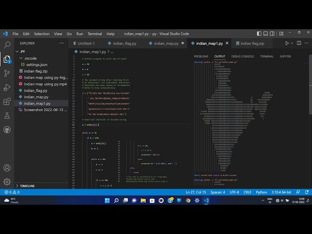 Draw India Map In #Python With Code.