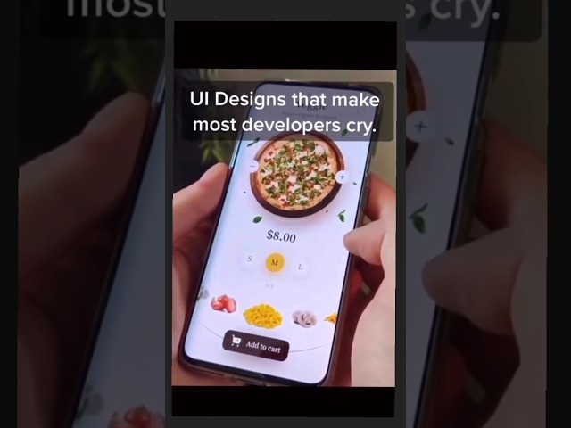 UI Designs that make developers cry #shorts #programming #coding #programmer
