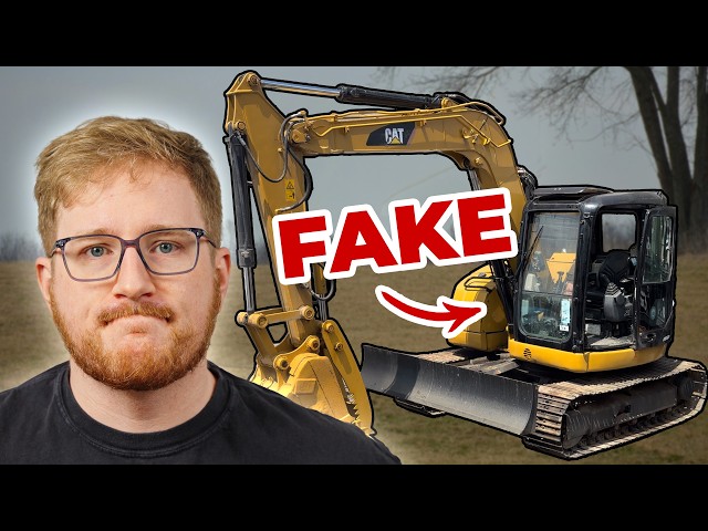 They sold me a fake excavator