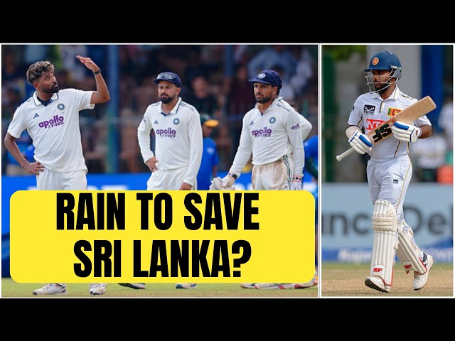 What is the rain percentage on day 5 of India vs Sri Lanka Colombo Test? |Sports Today