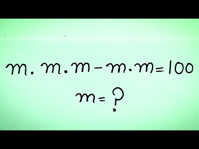 A Nice Algebra Problem || Only genius gets this right ✅ | Math Olympiad |