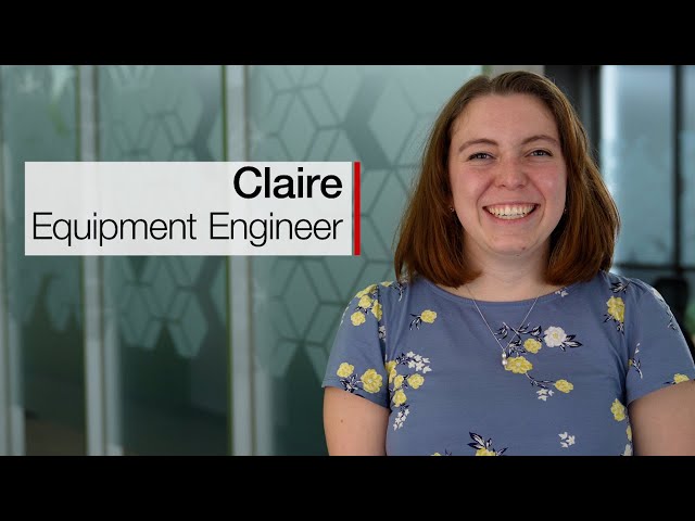 Equipment engineer, Claire, talks about her role at TI
