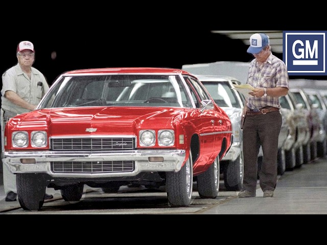 Inside GM’s 1972 Production line: How American Classics were built (Mega Factory Documentary)
