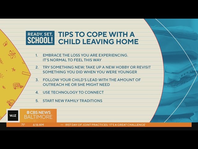 New empty nester? Here's how to cope with a child leaving home