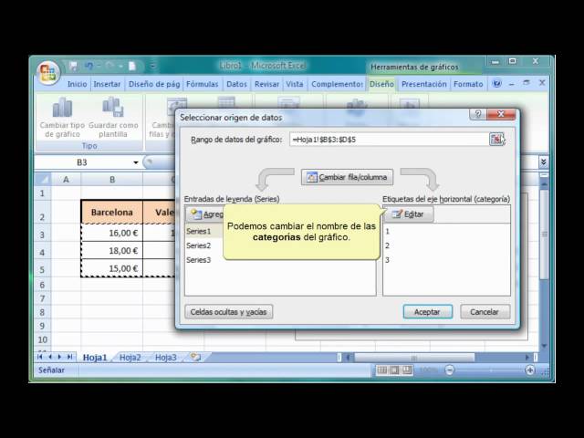Excel 2007. 11. Crear un gráfico con el asistente.