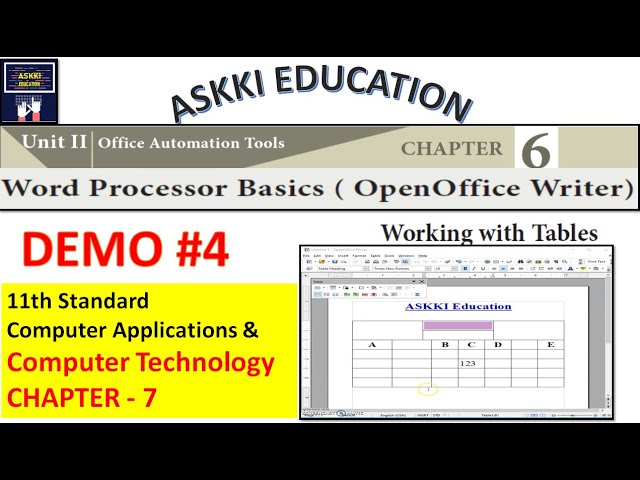 💥 Demo #4 11th Computer Applications - Chapter 6 & Computer Technology - Chapter 7 | English Medium